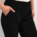 Spice up any outfit with the Cream Cocamia Dress Pant! This black dress pant has a super cool sustainable construction with 50% polyester and 50% recycled polyester. 