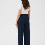 The Cream Cocamia Pant is a versatile and stylish addition to any wardrobe. This pant offers a sleek and sophisticated look, and the zip and button closure, along with the elastic back waist, provide a comfortable fit for all-day wear. Complete with pockets and belt loops, this pant offers both style and functionality.