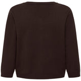 Brown sweater on a white background