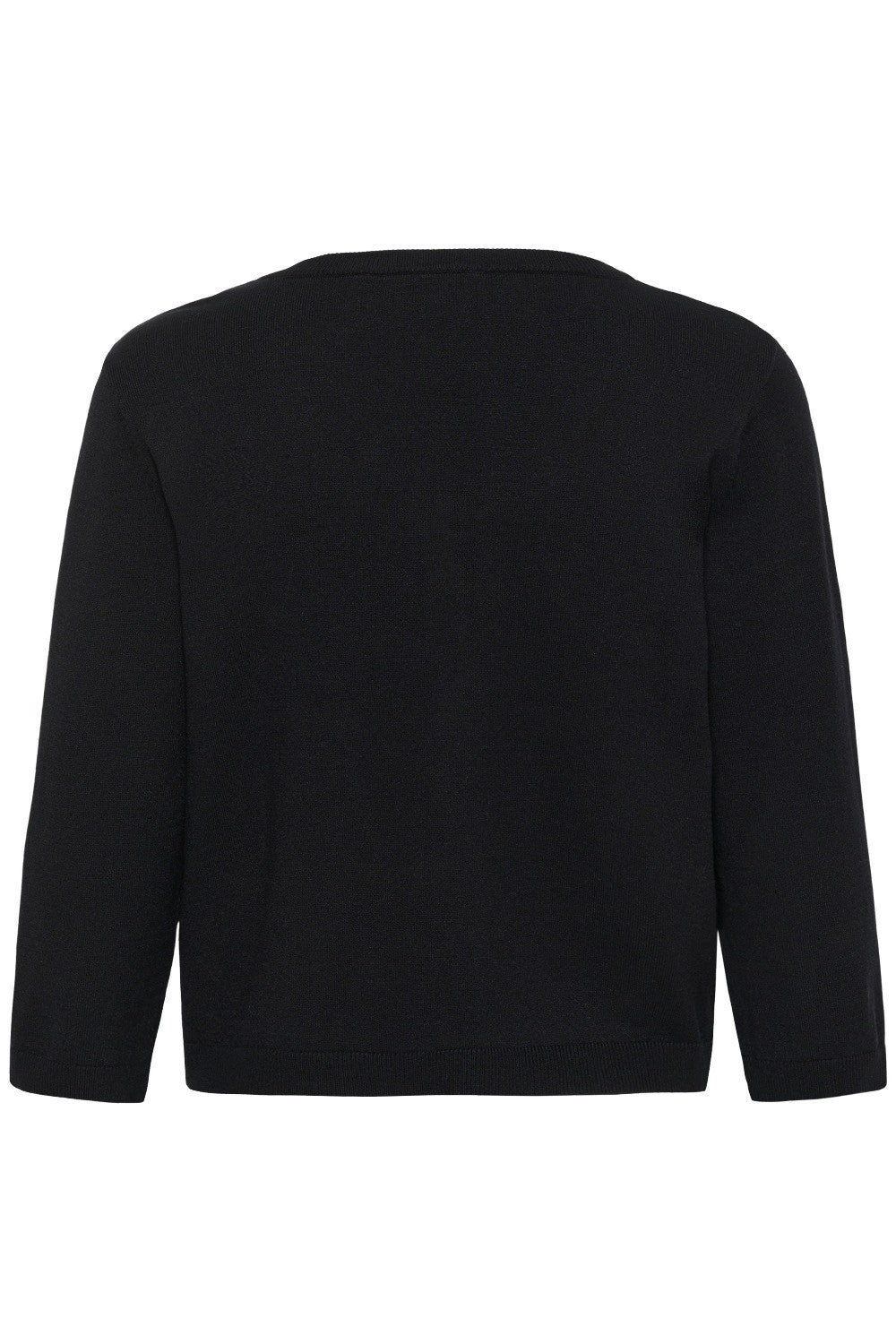 Black sweater on a white background