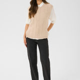 Cream Gattie Knit Slipover