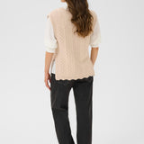 Cream Gattie Knit Slipover