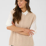 Cream Gattie Knit Slipover