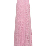 Pink dress on a white background