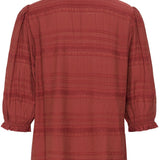 Red shirt on a white background
