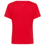 Red t-shirt on a white background
