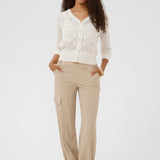 Effortless elegance meets everyday comfort in this 100% cotton cardigan. It features beautiful knit detailing and pretty buttons that add a touch of sophistication. 