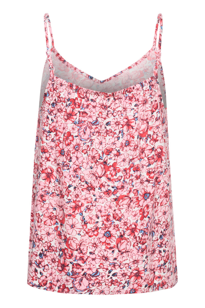 Say hello to summer with our Cream Tiah Strap Top! Featuring a cheerful floral print, adjustable spaghetti straps, and a flattering v-neck, this top is perfect for adding a touch of fun and playfulness to your wardrobe. Get yours today and let your playful side shine!