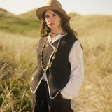 Cream Timmie Knit Vest