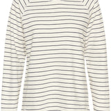 Striped long-sleeve shirt on a white background