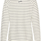 Striped long-sleeve shirt on a white background