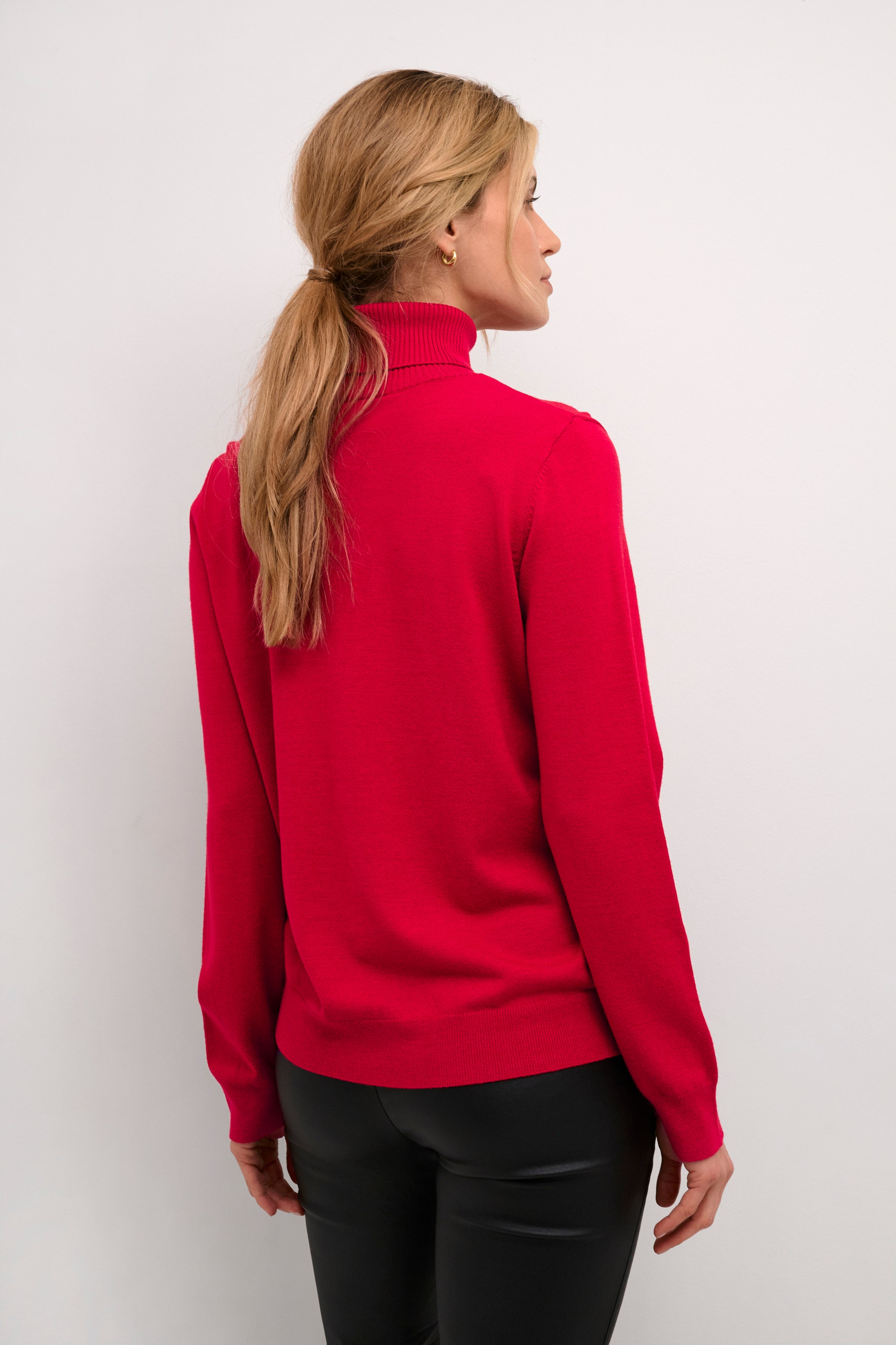 As a classic staple, the Cream Villea Knit Rollneck Sweater is perfect for layering. Crafted with high-quality materials, this versatile piece offers warmth and style for any occasion. Its timeless design makes it a must-have in any wardrobe.