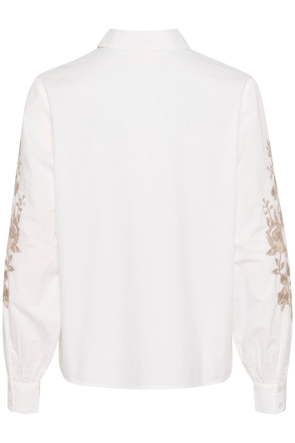 Introducing the Cream Daisy Shirt, a classic Cream style that combines timeless elegance with modern charm. Made from 100% cotton, this shirt boasts a gorgeous embroidered floral pattern that adds a touch of femininity. Perfect for most occasions, this shirt is a must-have addition to your wardrobe.