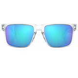 Oakley Holbrook XL Polished Clear/Prizm Sapphire Polarized Sunglasses