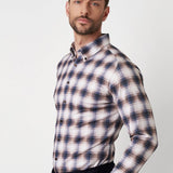 Desoto Sand Check Flannel Shirt