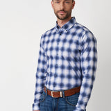 Desoto Blue Check Flannel Shirt
