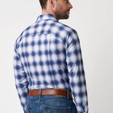 Desoto Blue Check Flannel Shirt