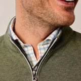 Our perennial best-seller, this plaited cotton-blend quarter-zip is the universal layer that packs a punch when it comes to unbeatable softness, versatility and style.
