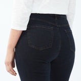 Why mess with a classic? Our Classic Denim in the Suzanne fit, fits like a glove. Sits at the natural waist and flatters the figure. Available in petite.