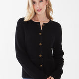 Paris me voici! A team's favourite, this cardigan can be worn layered or on it's own to style it à la française. 100% Cotton