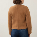 FDJ Collarless Knit Jacket