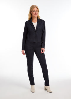 Pair this classic Ponte De Roma blazer with your favourite jeans or trousers for a chic and polished look.