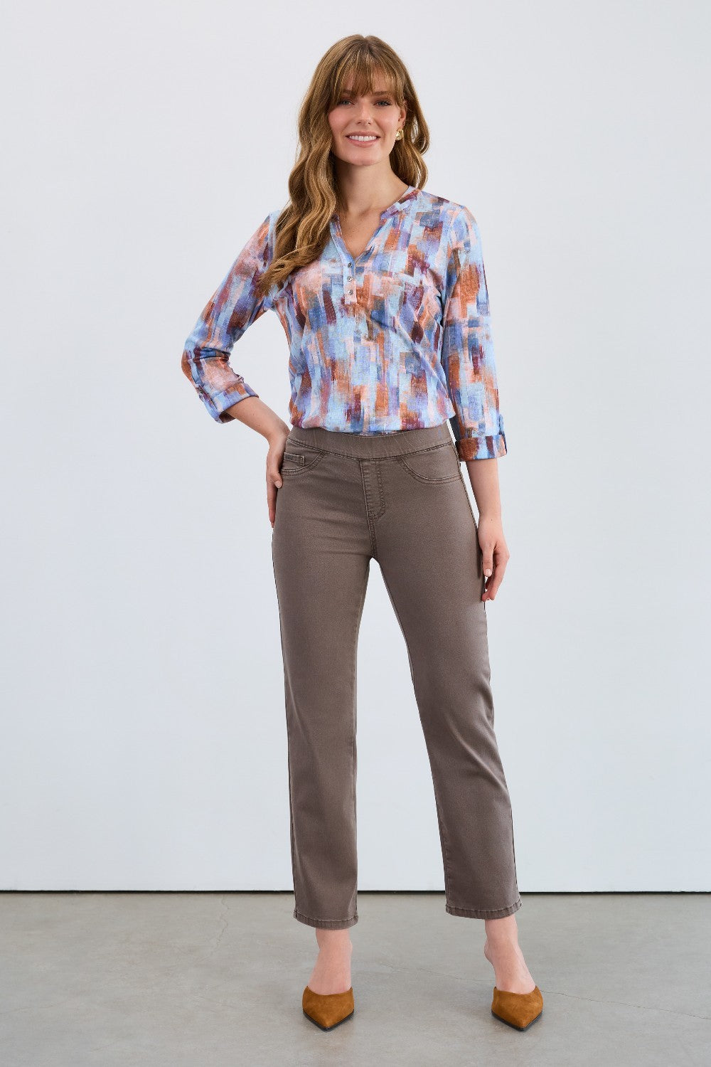 Add a dash of charm to your wardrobe with the FDJ Henley Top. Its classic button-front design pairs perfectly with your favourite jeans or skirts, making it a versatile go-to for any casual outing. Soft, breathable fabric keeps you comfy while you play, work, or relax. Embrace effortless style with a playful twist!