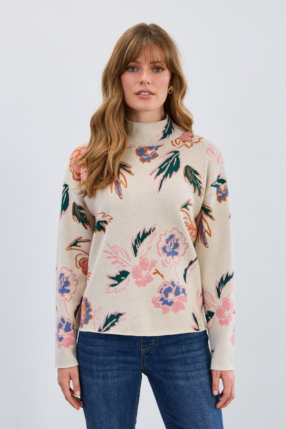 Stay cozy and chic in the FDJ Mock Neck Loose Fit Sweater! Its relaxed silhouette and soft fabric make it perfect for layering or lounging. The playful mock neck adds a fun twist to your everyday look, keeping you warm without sacrificing style. Whether you're out for coffee or curling up with a book, this sweater brings comfort and charm to your wardrobe.