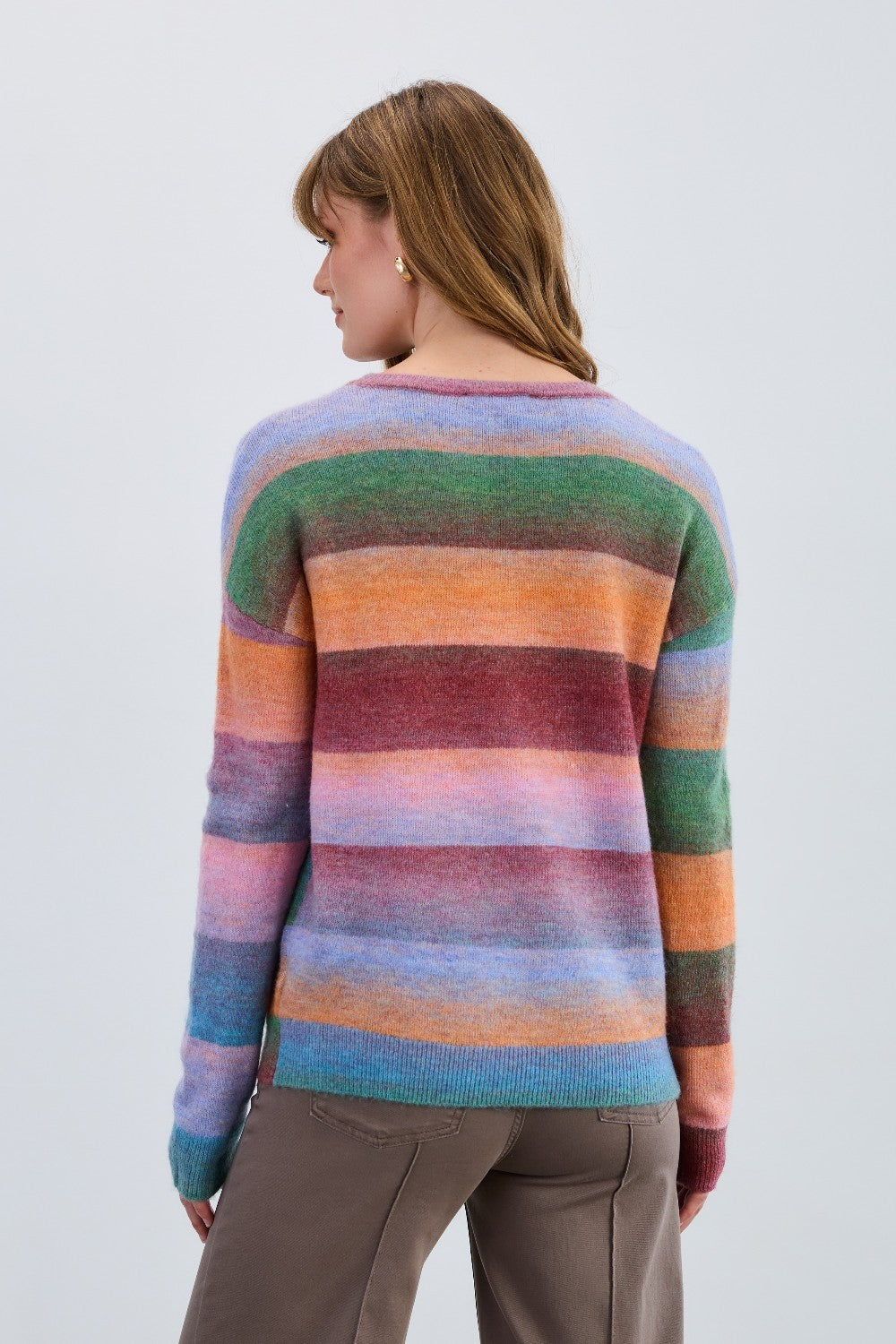 Brighten your casual wardrobe with the FDJ Spacedye Sweater, featuring cheerful stripes and a cozy touch of wool. This sweater combines comfort and style effortlessly, making it perfect for relaxed days while keeping you warm and comfortable. Its soft fabric and vibrant design bring a positive vibe to any outfit.