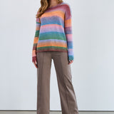 Brighten your casual wardrobe with the FDJ Spacedye Sweater, featuring cheerful stripes and a cozy touch of wool. This sweater combines comfort and style effortlessly, making it perfect for relaxed days while keeping you warm and comfortable. Its soft fabric and vibrant design bring a positive vibe to any outfit.