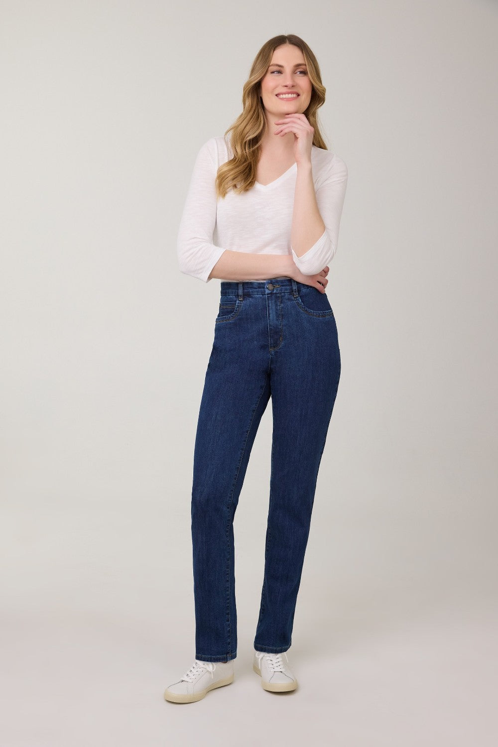 french dressing blue jeans French Dressing True Blue Crop Jeans