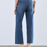 Add a dash of fun to your wardrobe with the FDJ Olivia Wide Ankle pants! Featuring a breezy wide-leg cut that hits just above the ankle, these pants are perfect for twirling through your day in comfort and style. Their playful silhouette pairs effortlessly with your favourite tops and shoes, making every outfit feel fresh and lively. Embrace easygoing elegance with a twist!
