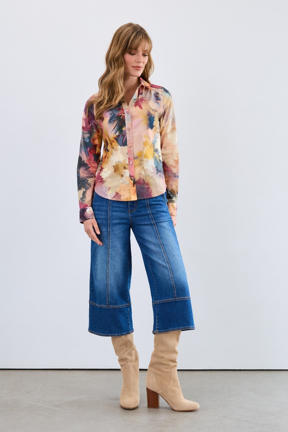 The FDJ Long Sleeve Split Neck Shirt combines timeless design with modern flair. Featuring a stylish split neck and soft, breathable fabric, it offers both comfort and sophistication. Perfect for layering or wearing on its own, this shirt enhances your everyday look with ease and confidence. Upgrade your wardrobe with a versatile piece that effortlessly balances style and comfort.