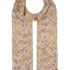 Floral patterned scarf on a white background