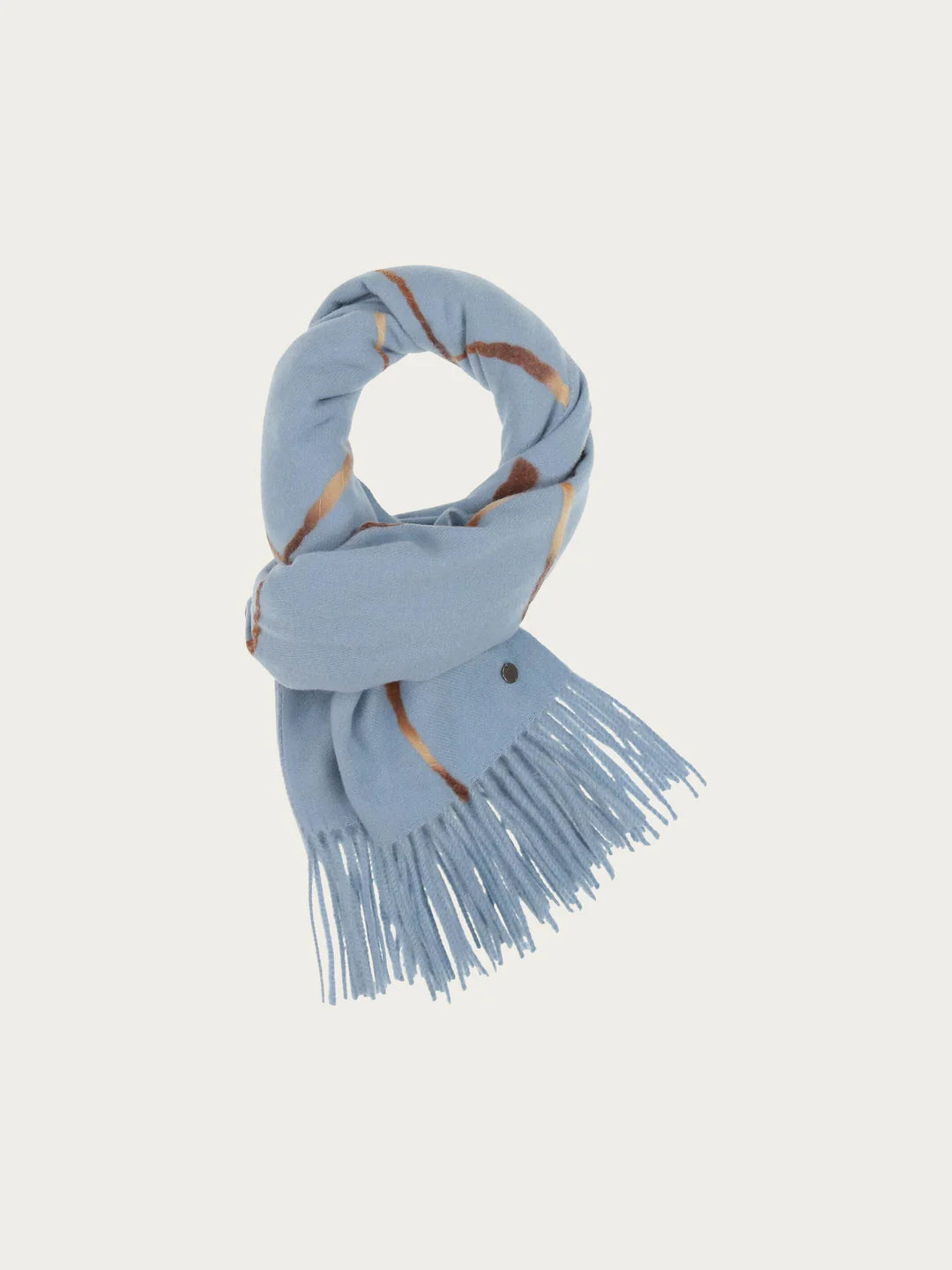 Elegant accessory for the cold season: The stole with window pane check perfects every outfit. Thanks to the sophisticated colour change in the stripes, it looks as if the yarn is shimmering. Combine the scarf with an elegant blazer, a winter coat or a sweater and jeans. With its 65 x 195 cm, the FRAAS stole can do anything and always looks good.