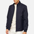 Short jacket for men with a stylishly casual design that will be ideal for cool summer days. This original version has been made from lightweight recycled polyester with a matte surface in a lustrous muted-gray palette. Spherica is water-repellent and windblocking, and will perfectly complete everyday city styling while delivering outstanding comfort and breathability.