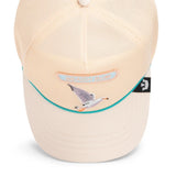 Glide in, grab what you want, and ghost—no one’s got smoother moves than a beach bum with wings. This cap is pure seagull energy: fearless, fast, and always ready to swipe your fries. Embroidered with the spirit of boardwalk mischief and backed by breathable mesh, it’s built for those who live in the moment and snack like it’s a sport. Wear it while you chase waves, dodge responsibilities, and embrace the art of the perfect getaway.