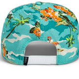 Hapy Our is all good vibes and zero regrets, the perfect wingman for boat days, pool floats, and that extra round you definitely didn’t need but ordered anyway. That relaxed fit keeps it cool, while the tropical camo says “Vacation is a state of mind.” The rope trim? That’s just a little nautical flair for your next questionable decision.