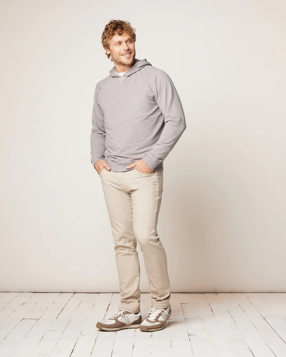 Every guy needs a go-to hoodie that they can grab for casual outings or a day around the house. Our Amos Hoodie is made of a premium fabric blend that gives you all the softness of cotton with the perfect hint of stretch.