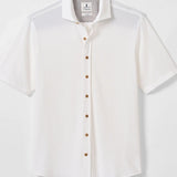 This knit button-down from our Hangin' Out Collection‚ which is designed to look its best untucked, is made with a modern seersucker fabric that breathes and moves better than the traditional. This is how you do elevated casual while staying completely comfortable.