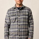 Johnnie-O Hassler Cashmere Blend Sherpa Lined Shacket