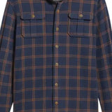 Brushed for softness and designed for warmth, this flannel button-up wears like a shirt and doubles as a jacket when the temperatures drop. A touch of silky viscose enhances the comfort, while the relaxed fit makes it easy to layer and still have room to move.