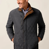 Johnnie-O Juno Quilted Snap Jacket