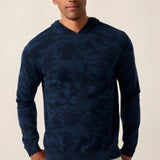 Knit with a breathable blend of cotton, nylon and silk, this camo hoodie balances functionality, comfort and style points perfectly for your cool weather rotation. And not for nothing, can work on the golf course