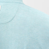 Light blue polo shirt worn by a person with a neutral background