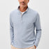 The Ransel is made from a cotton-modal blend that feels like your favorite pullover made new. Knit for a textured finish and rounded out with a clean hidden snap placket, it’s an easy choice for either jeans or gym shorts.