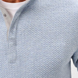 The Ransel is made from a cotton-modal blend that feels like your favorite pullover made new. Knit for a textured finish and rounded out with a clean hidden snap placket, it’s an easy choice for either jeans or gym shorts.