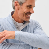 The Ransel is made from a cotton-modal blend that feels like your favorite pullover made new. Knit for a textured finish and rounded out with a clean hidden snap placket, it’s an easy choice for either jeans or gym shorts.