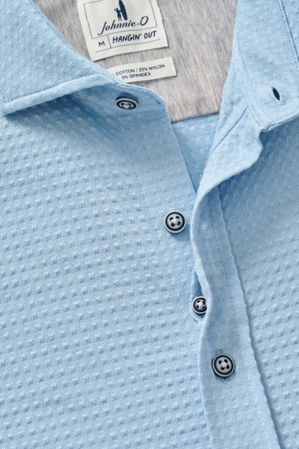 This knit button-down from our Hangin' Out Collection—which is designed to look its best untucked—is made with a modern seersucker fabric that breathes and moves better than the traditional. This is how you do elevated casual while staying completely comfortable.
