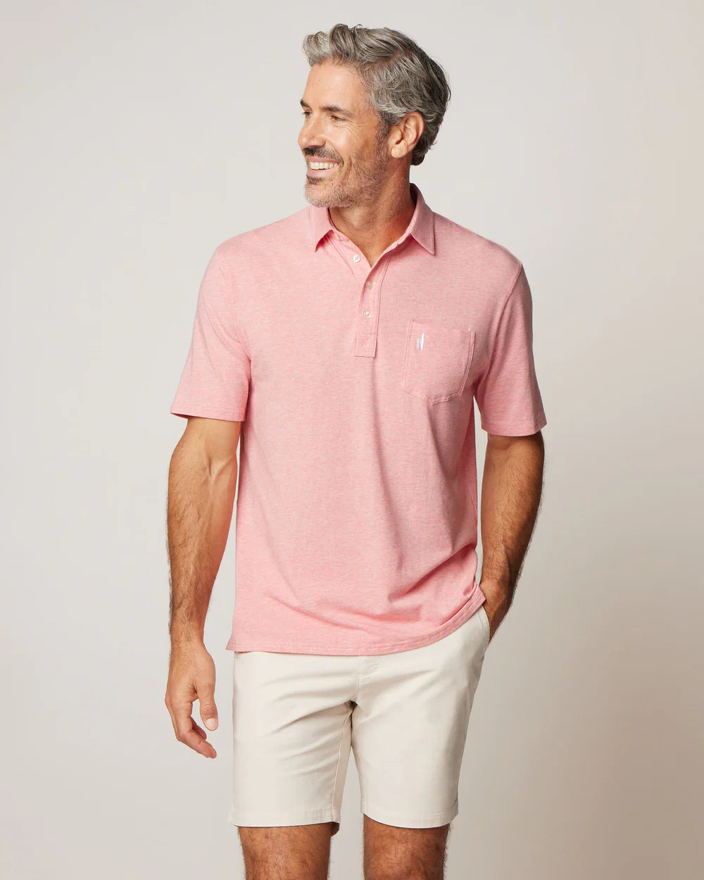 Our new Heathered Original 2.0 features a cotton, modal, and spandex fabric blend that's soft to the touch, stretchy, and nearly wrinkle free. An all around polo that will become a staple in rotation, this shirt is great year round and can be worn out to dinner under a layer or on it's own out in the sun.